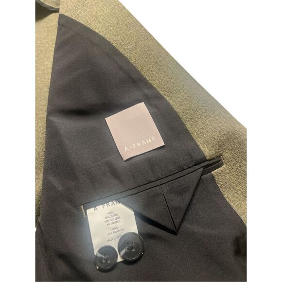 A Frame jacket olive green sz Medium - Picture 3 of 4
